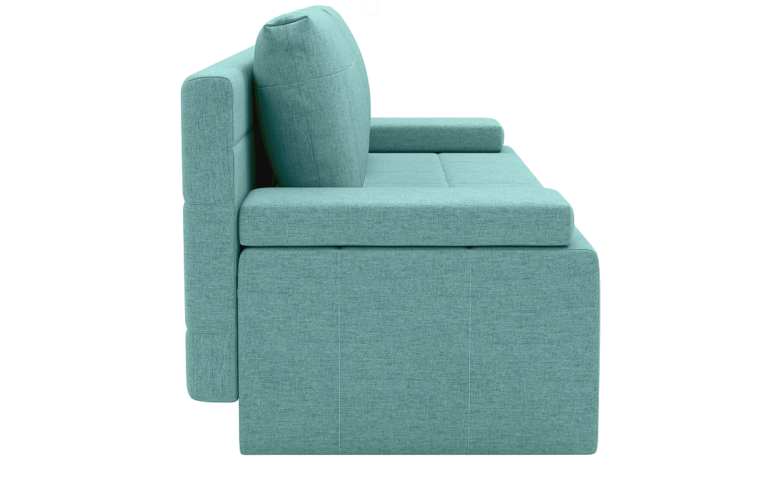 Ричмонд М / Диван - кровать 3-х мест рогожка флис морская волна